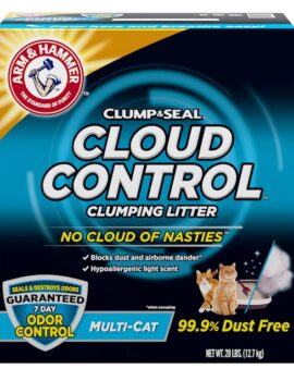 Arm & Hammer Clump & Seal Cloud Control Multi-Cat Clumping Litter, 28 lbs.