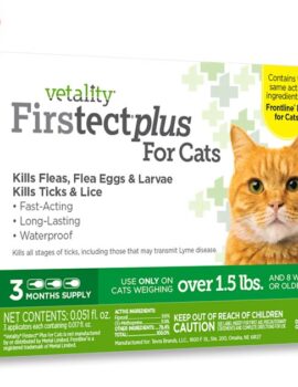 Vetality Firstect Plus for Cats Over 1.5 lbs., 3 Dose