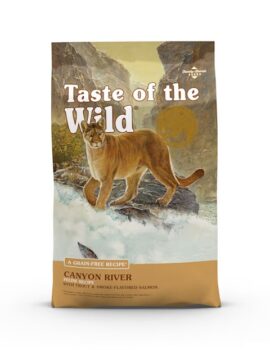 Taste of the Wild Canyon River Grain-Free with Trout & Smoke-Flavored Salmon Dry Cat Food, 14 lbs.