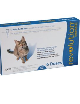 Revolution Topical Solution for Cats 5.1-15 lbs, 12 Month Supply