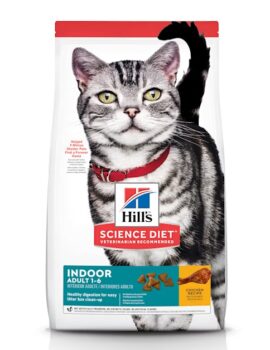 Hill’s Science Diet Adult Indoor Chicken Recipe Dry Cat Food, 15.5 lbs.