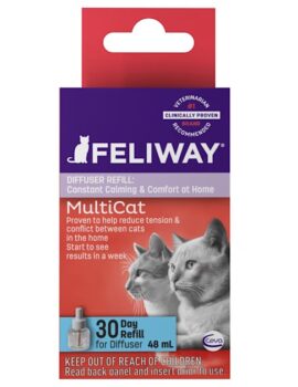 Feliway Multicat 30 Day Diffuser Refill, Pack of 1