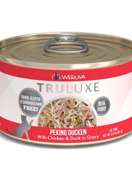 Weruva TruLuxe Peking Ducken with Chicken & Duck in Gravy Wet Cat Food, 3 oz., Case of 24