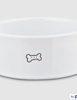 EveryYay Dining In Good Ceramic Dog Bowl, 3 Cups