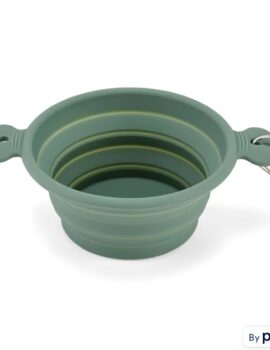 YOULY The Trailblazer Green Collapsible Dog Bowl, 3 Cups