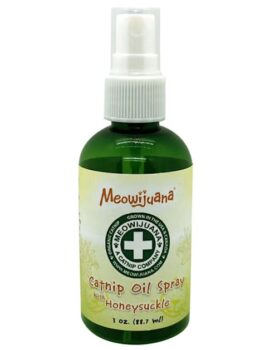 Meowijuana Catnip & Honeysuckle Spray for Cats, 3 fl. oz.