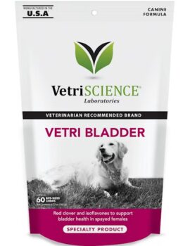 VetriScience Vetri Bladder Canine Formula Bite Size Chews for Dogs, Count of 60