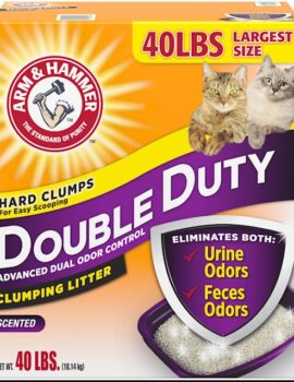 Arm & Hammer Double Duty Clumping litter for Cats, 40 lbs.