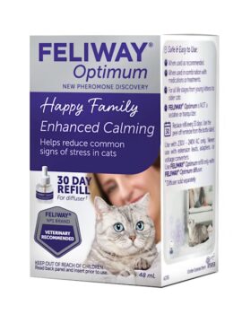 Feliway Enhanced Calming Pheromone Optimum Cat Diffuser, 48 ml., Pack of 2