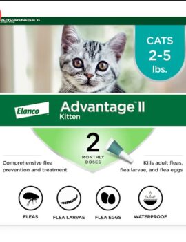 Advantage II Vet-Recommended Flea Treatment & Prevention for Kittens, Count of 2