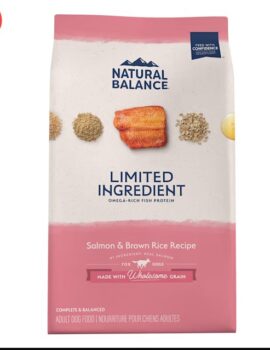 Natural Balance L.I.D. Limited Ingredient Diets Salmon & Brown Rice Formula Dry Dog Food, 24 lbs. – Carousel image #1Tap to zoom Tap to zoom Tap to zoom Tap to zoom Tap to zoom Tap to zoom Tap to zoom Tap to zoom Tap to zoom   Natural Balance L.I.D. Limited Ingredient Diets Salmon & Brown Rice Formula Dry Dog Food, 24 lbs.