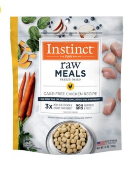 Instinct Freeze Dried Raw Meals Grain Free Cage Free Chicken Recipe Cat Food, 25 oz.