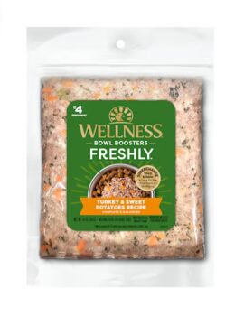 Wellness Freshly Bowl Boosters Turkey & Sweet Potatoes Frozen Fresh Dog Food, 14 oz.