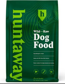 Huntaway Signature Wild Venison Frozen Dog Food, 3 lbs.