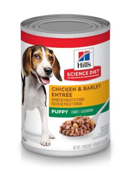 Hill’s Science Diet Puppy Chicken & Barley Entree Canned Dog Food, 13 oz.