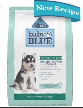 Blue Buffalo Baby Blue Healthy Growth Formula High Protein Natural Puppy Chicken Dry Dog Food, 20 lbs.