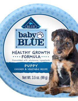 Blue Buffalo Baby Blue Healthy Growth Formula Natural Chicken & Vegetable Recipe Wet Puppy Food, 3.5 oz.