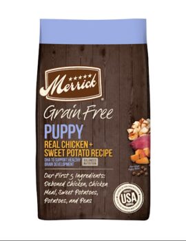 Merrick Grain Free Real Chicken & Sweet Potato Recipe Dry Puppy Food, 22 lbs.