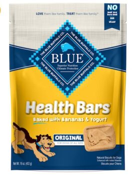 Blue Buffalo Blue Health Bars With Banana and Yogurt Dog Treats, 16 oz.