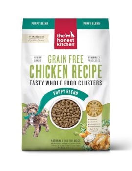 The Honest Kitchen Whole Food Clusters Puppy Grain Free Chicken Dry Dog Food, 20 lbs.