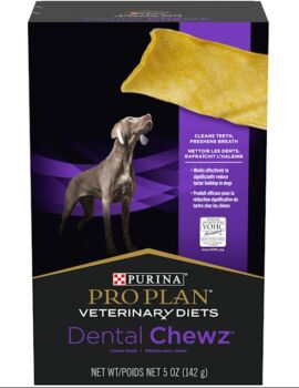 Purina Pro Plan Veterinary Diets Dental Chewz Dog Treats, 5 oz.