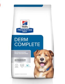 Hill’s Prescription Diet Derm Complete Environmental & Food Sensitivities Original Flavor Dry Dog Food, 6.5 lbs.