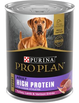 Purina Pro Plan Sport High Protein Turkey, Lamb & Venison Entree Wet Dog Food, 13 oz.