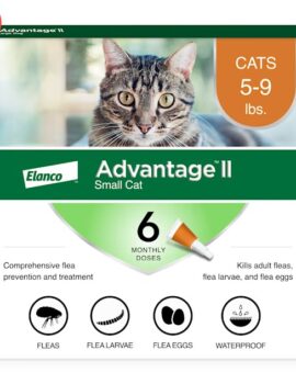 Advantage II Vet-Recommended Flea Treatment & Prevention for Small Cats, Count of 6