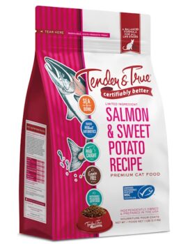 Tender & True Pet Nutrition Wild-Caught Salmon & Sweet Potato Recipe Dry Cat Food, 7 lbs.