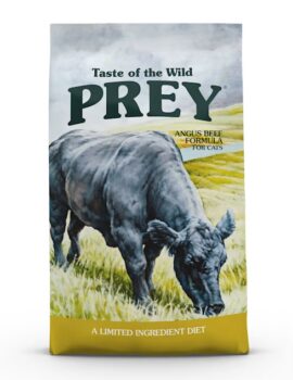 Taste of the Wild Prey Angus Beef Limited Ingredient Recipe Dry Cat Food, 15 lbs.