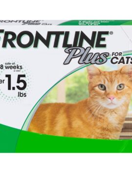 FRONTLINE Plus Flea and Tick Treatment for Cats over 1.5 lbs., 8 Treatments