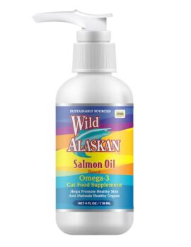 Wild Alaskan Salmon Oil Based Omega-3 Cat Food Supplement, 4 fl. oz.