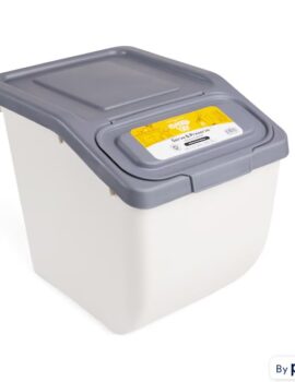 EveryYay Slant Open Storage Container for Dogs, 50 lbs.