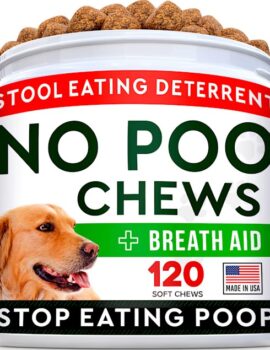 StrellaLab Coprophagia Stool Eating Deterrent for Dogs, Count of 120