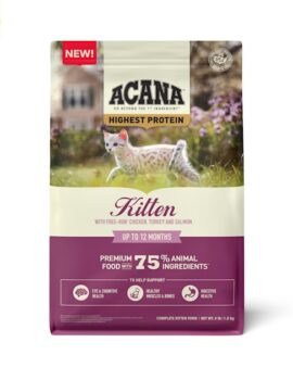 ACANA Highest Protein Dry Food for Kittens, 4 lbs.