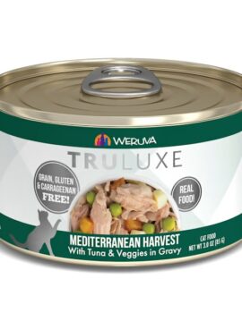 Weruva TruLuxe Mediterranean Harvest with Tuna & Veggies in Gravy Wet Cat Food, 3 oz., Case of 24