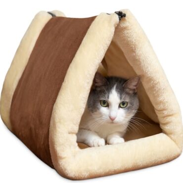 Paws & Pals 2 IN 1 Tunnell Cat Bed, 35” L X 21” W