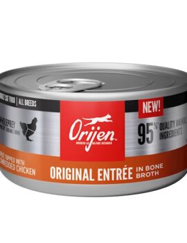 ORIJEN Original Entree in Bone Broth Wet Cat Food, 3 oz.