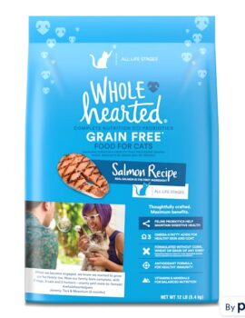 WholeHearted Grain Free Salmon Formula Dry Cat Food, 12 lbs.