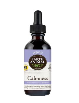 Earth Animal Natural Remedies Calmness Liquid Homeopathic Calming Supplement for Dogs & Cats, 2 fl. oz.