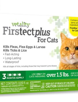 Vetality Firstect Plus for Cats Over 1.5 lbs., 3 Dose