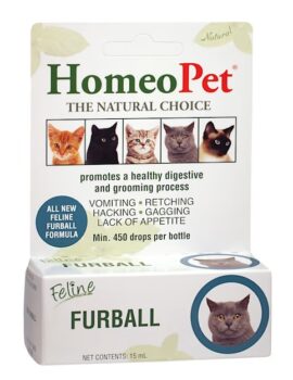 HomeoPet Feline Digestive Furball Relief for Cats, 15 Milliliter