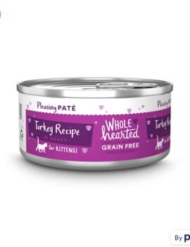 WholeHearted Grain-Free Turkey Recipe Pate Wet Kitten Food, 5.5 oz., Case of 12