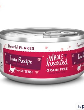 WholeHearted Canned Kitten Food – Grain Free Tuna Recipe Flaked in Gravy, 5.5 oz.