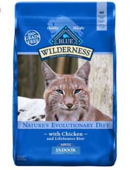 Blue Buffalo Blue Wilderness Adult Indoor Chicken Recipe Dry Cat Food, 11 lbs.