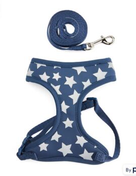 YOULY The Magician Blue Moon- & Star-Print Breakaway Cat Collar