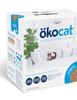 Okocat Original Premium Clumping Wood Cat Litter, 13.2 lbs.